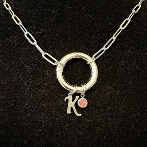 “Paper Clip” chain necklace personalized and customized